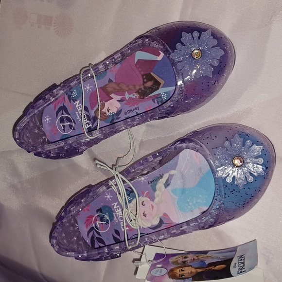 Disney Shoes Disney Frozen Elsa Jelly Slip On Shoes Poshmark
